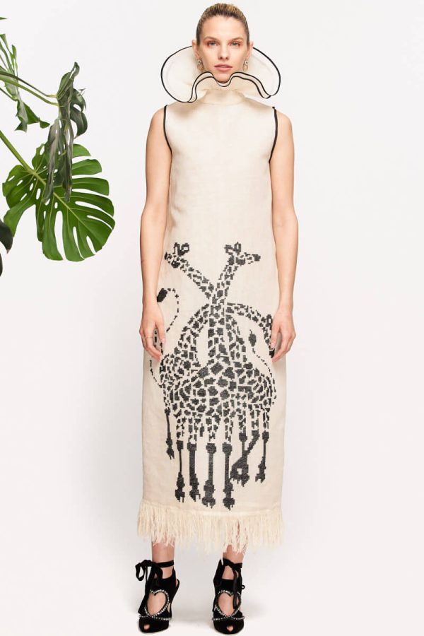 "Garden of Giraffes" Dress