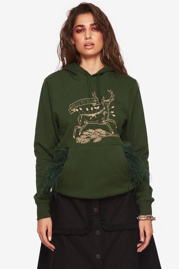 Hanorac Verde "Viva la Vida"