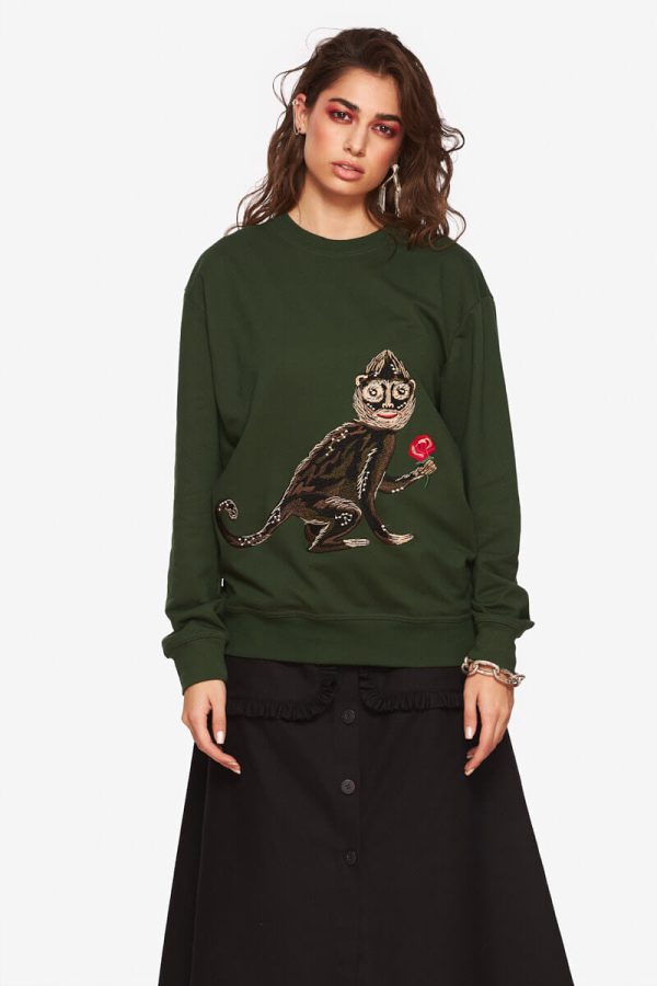 Hanorac Verde “Maimuta”