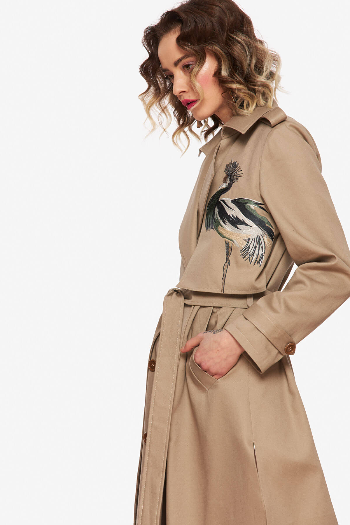 Parpalac Bej “Pasare Africana” - imagine 2