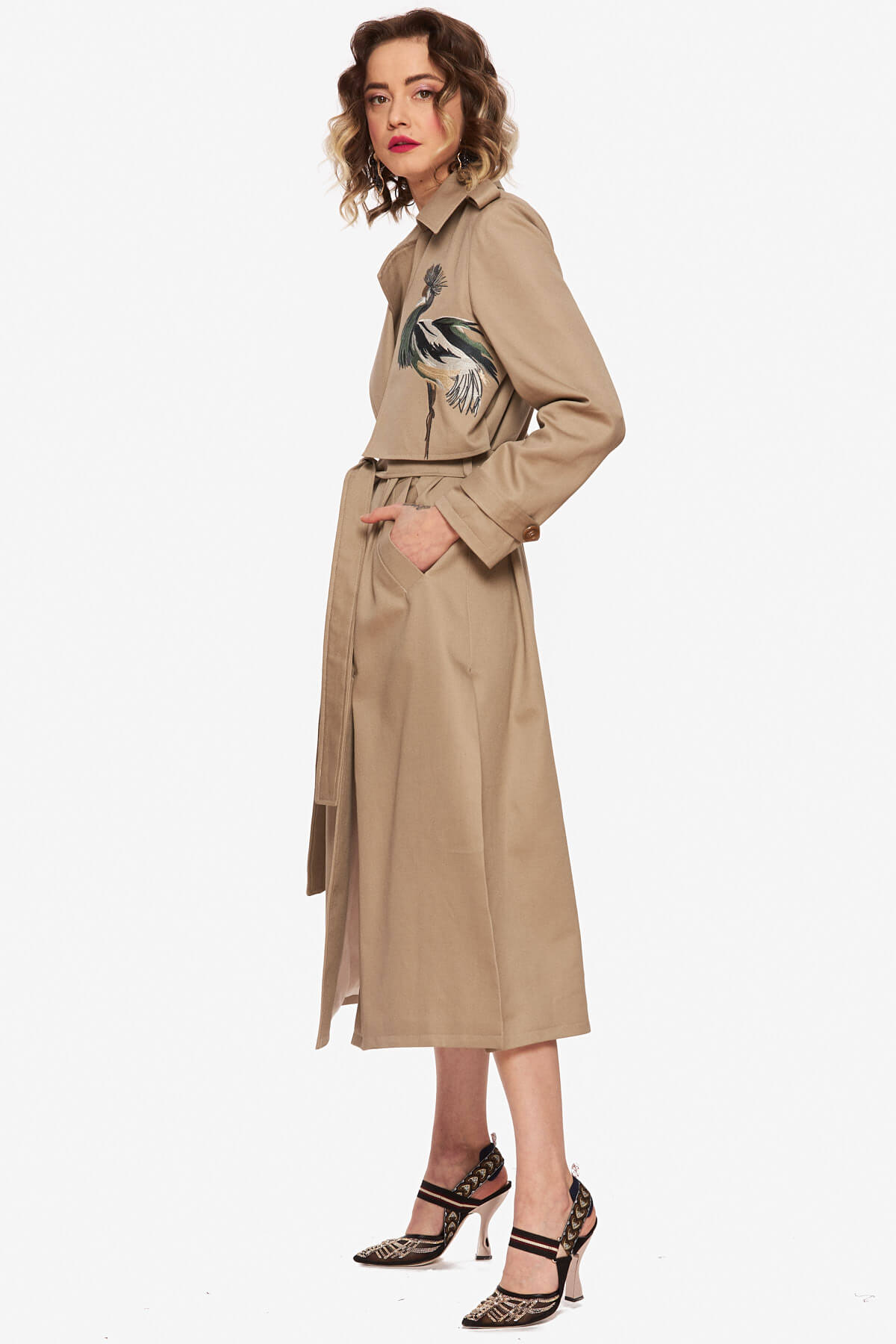 Parpalac Bej “Pasare Africana” - imagine 6