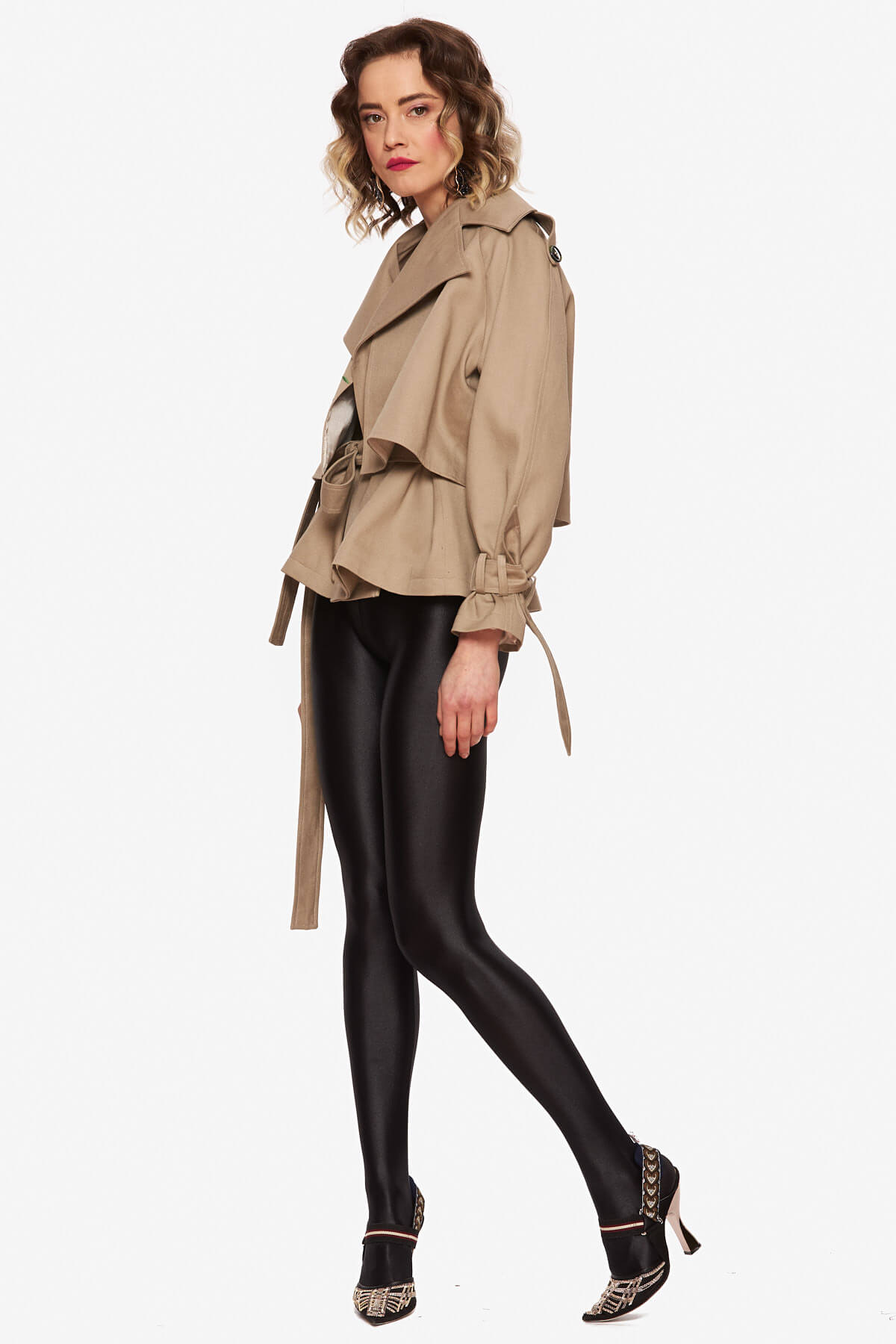 Beige "African Bird" Jacket - Image 2