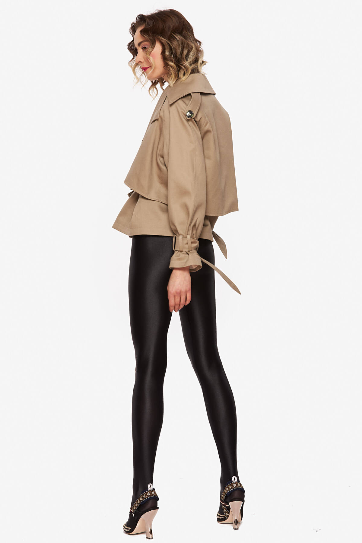 Beige "African Bird" Jacket - Image 9