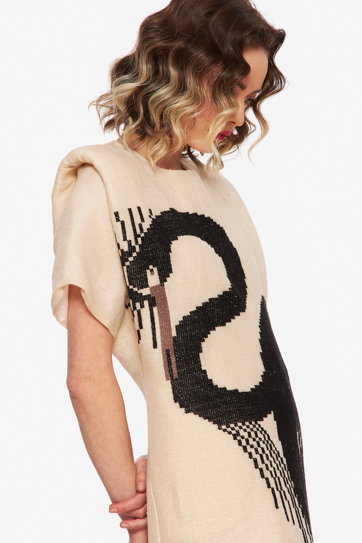 Rochie Bej “Cocor Incoronat” - imagine 9