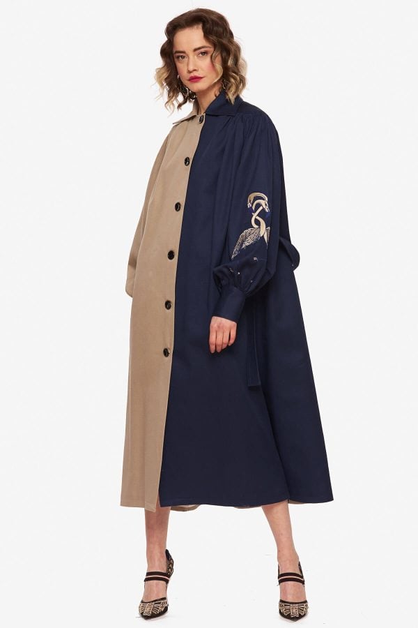 Duotone "Flamingo" Trench Coat