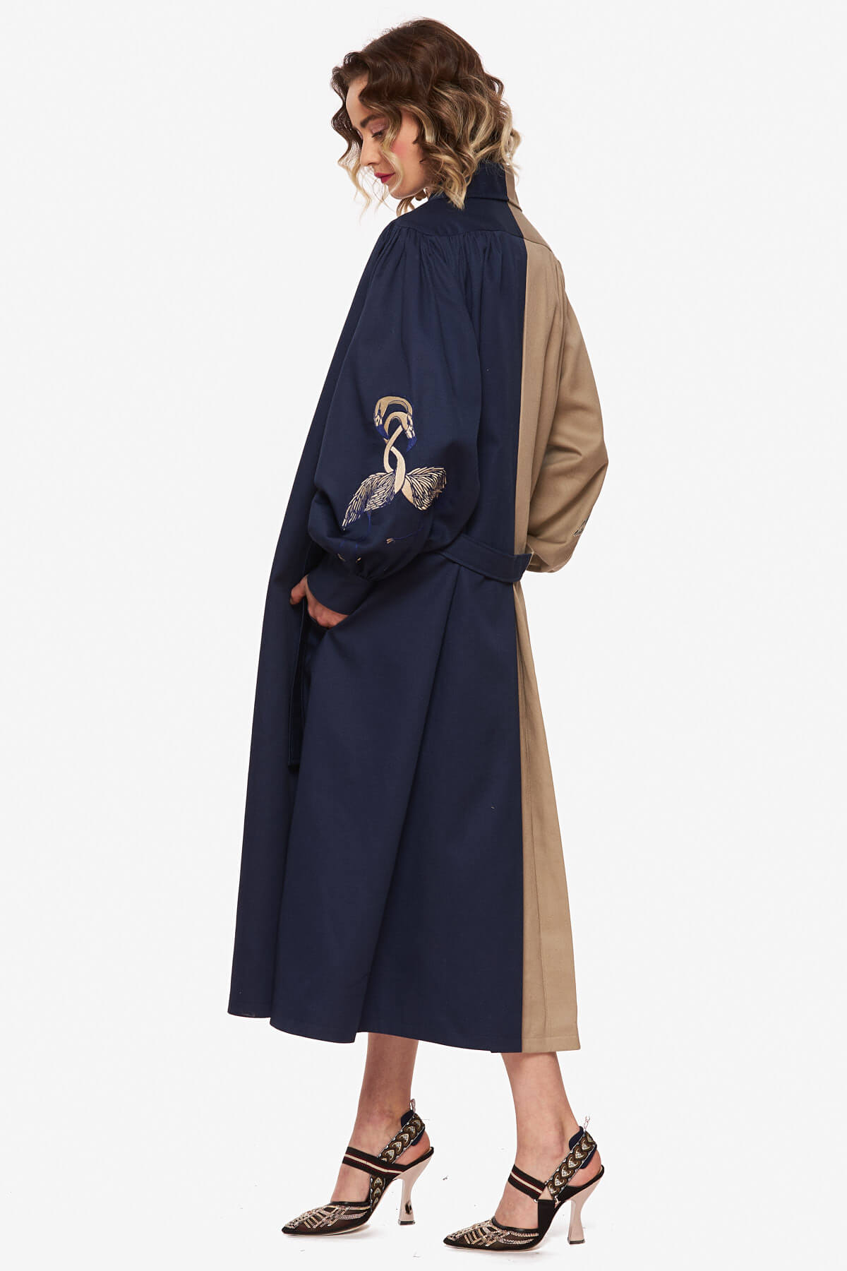 Duotone "Flamingo" Trench Coat - Image 3