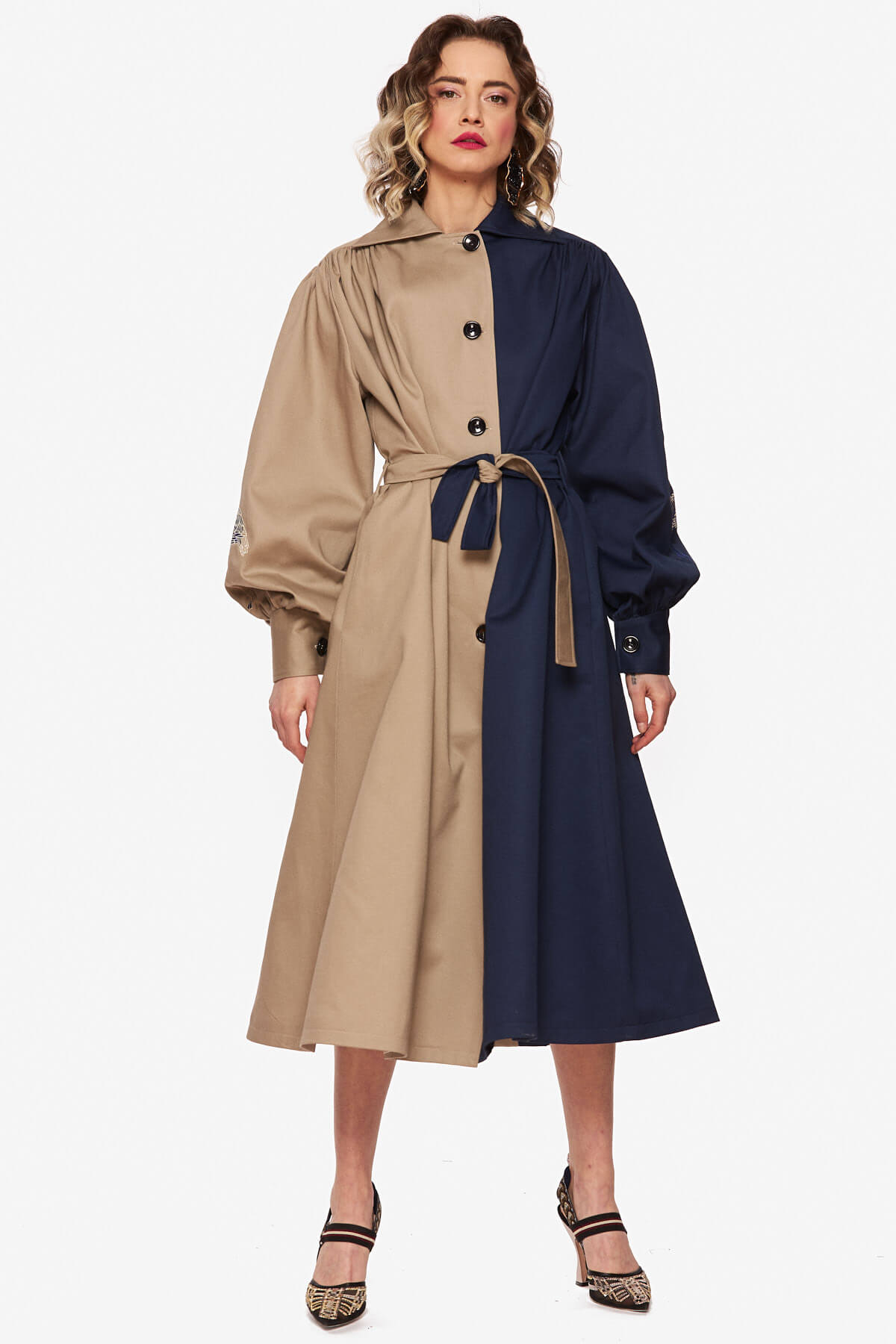 Duotone "Flamingo" Trench Coat - Image 6