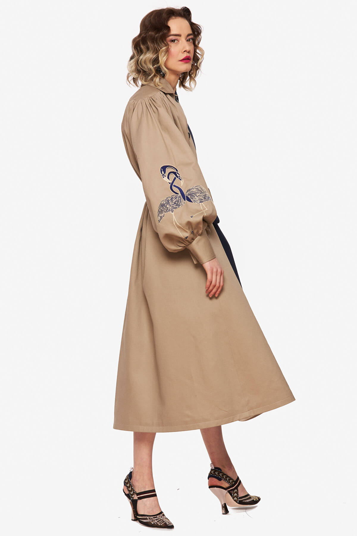 Duotone "Flamingo" Trench Coat - Image 7