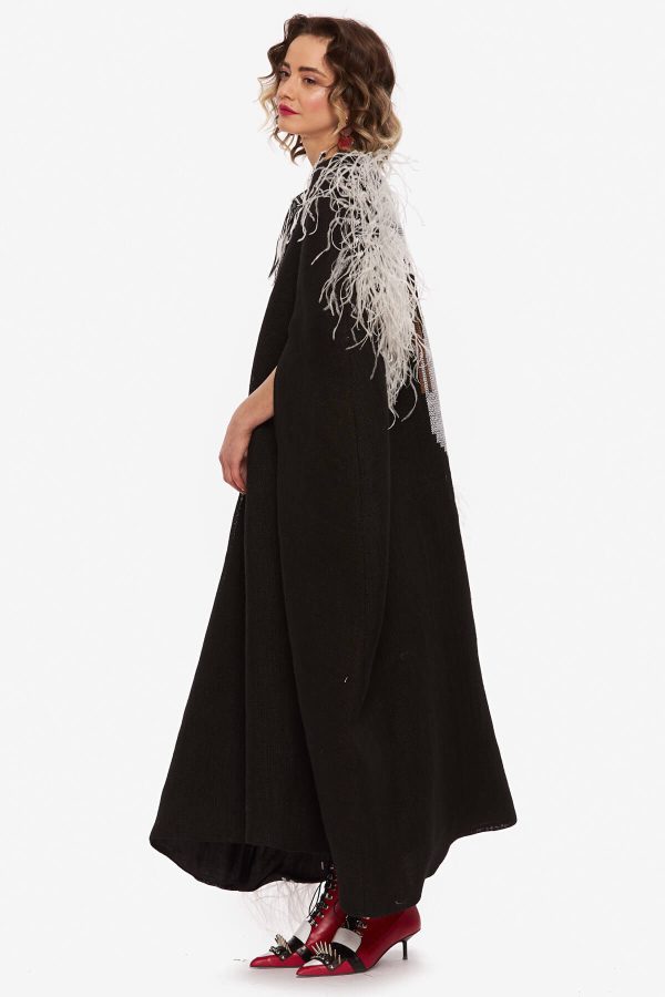 Black Bird Cape Jacket