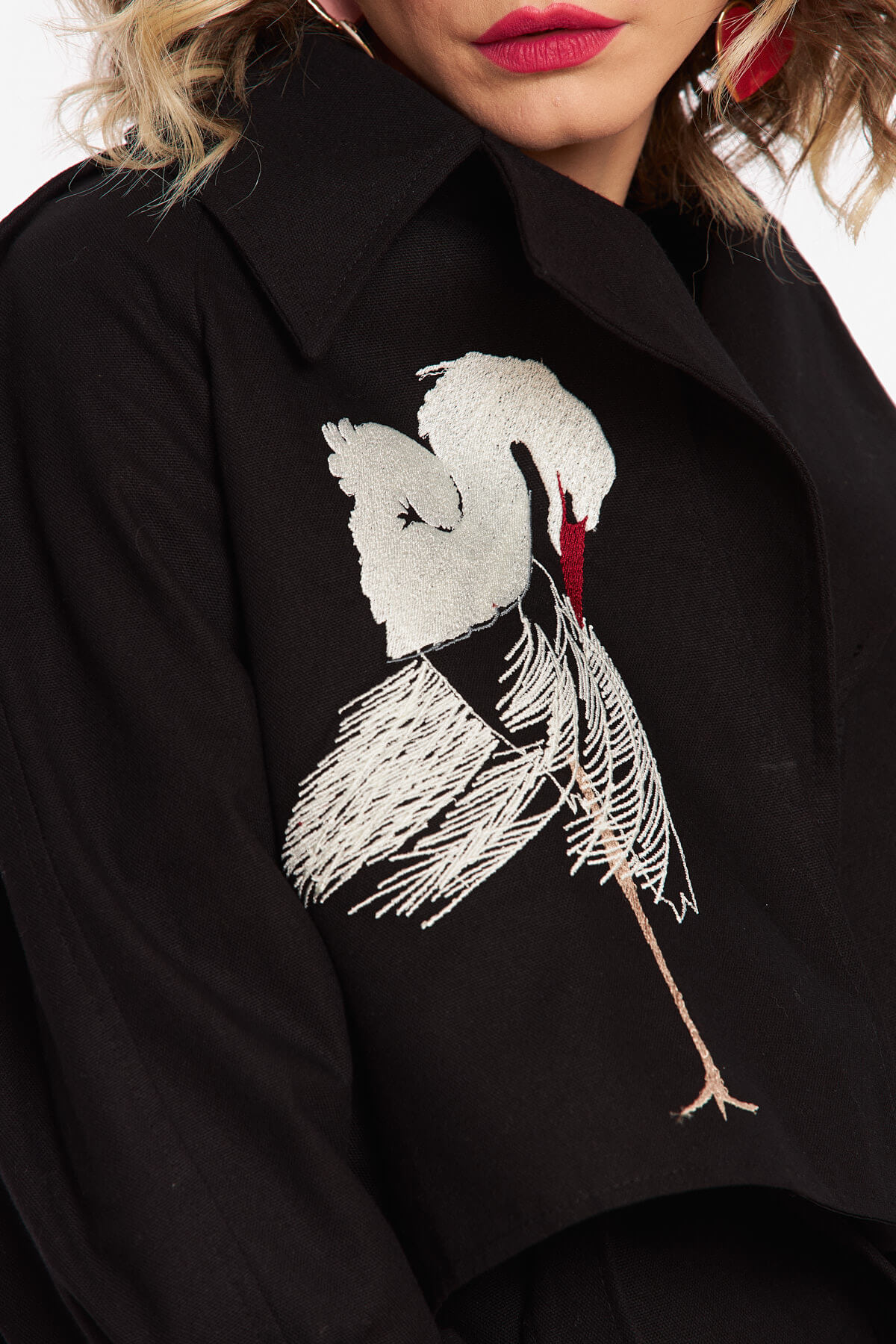 Black "Egret" Jacket - Image 11