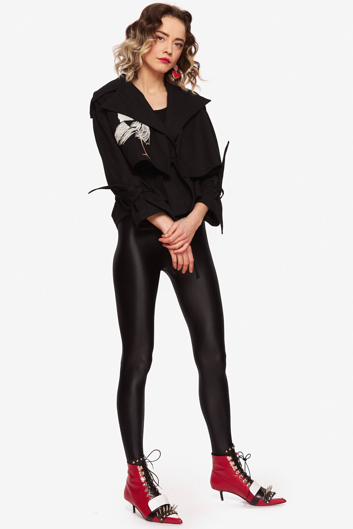 Black "Egret" Jacket - Image 3