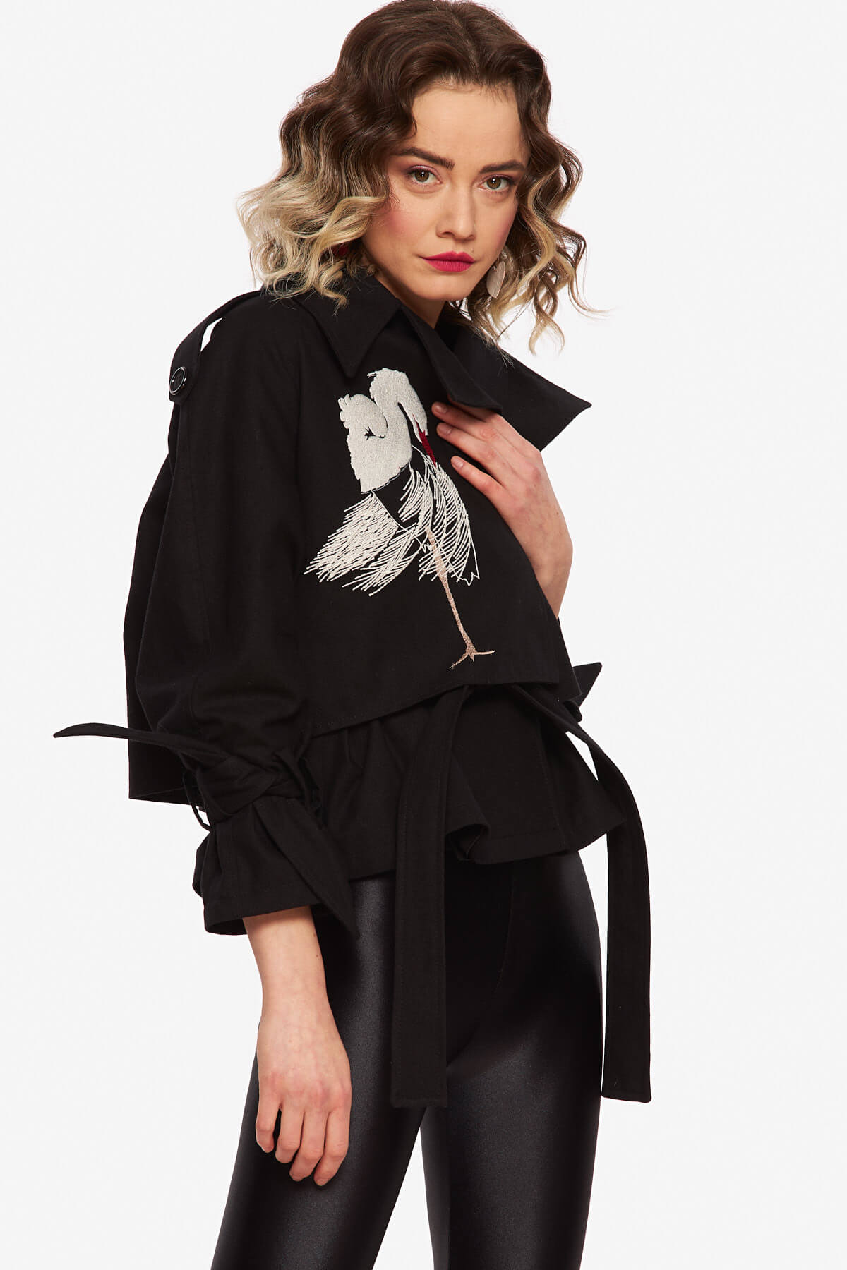 Black "Egret" Jacket - Image 9