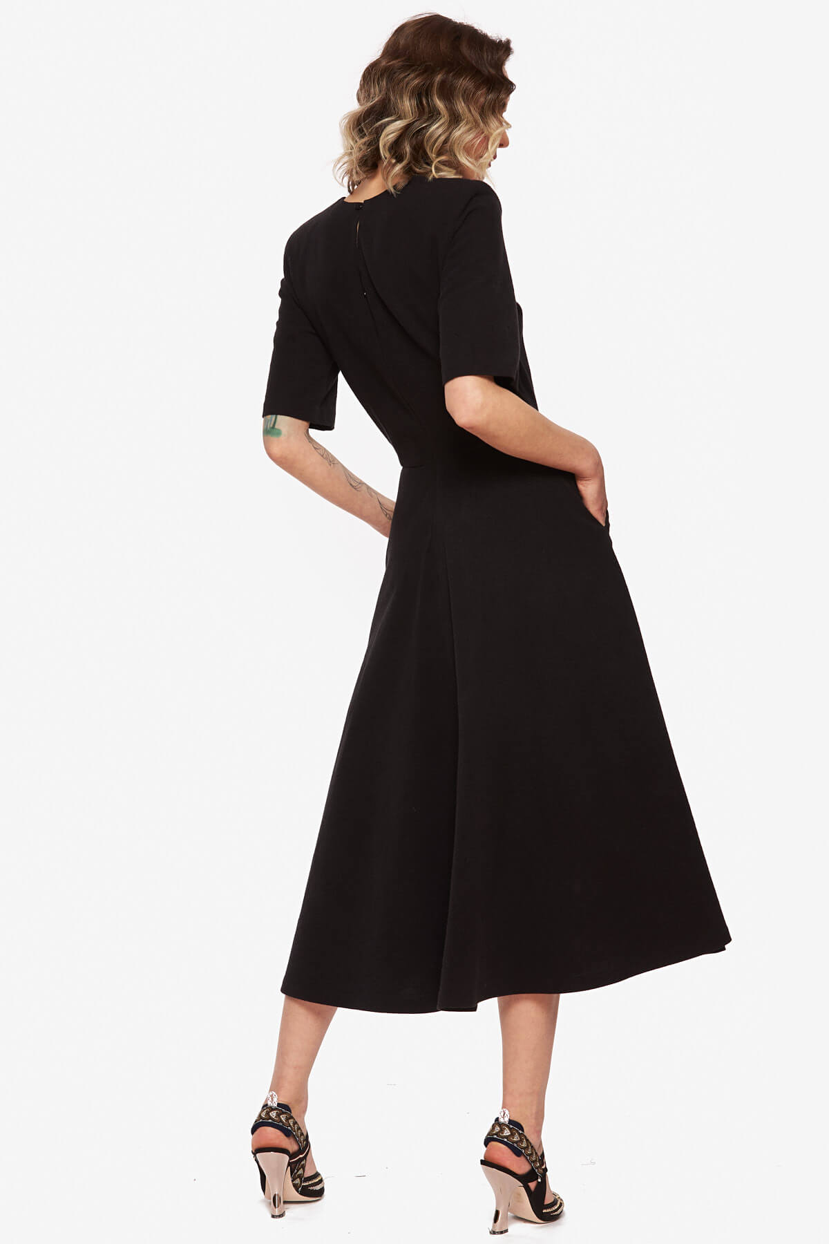 Rochie Midi "Flamingo" - imagine 5