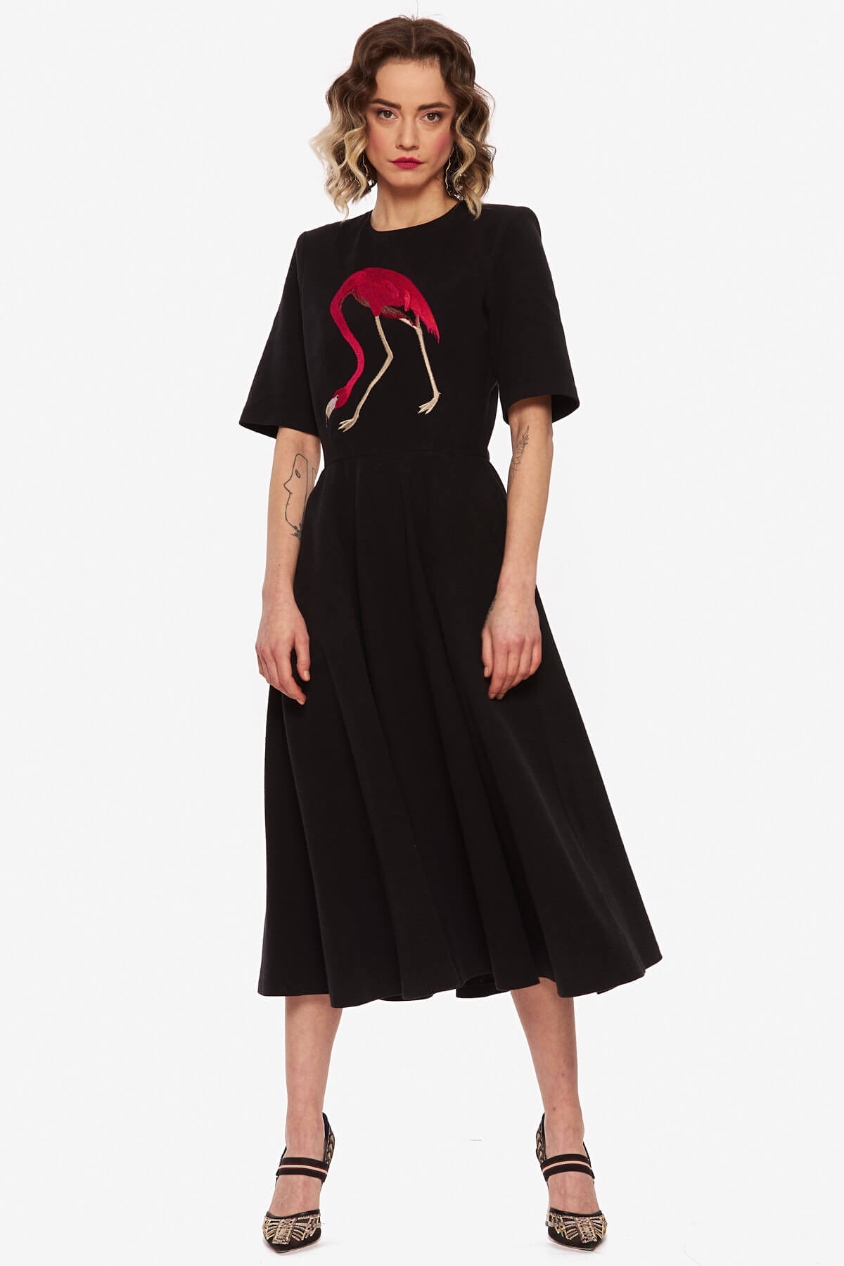 Rochie Midi "Flamingo" - imagine 7
