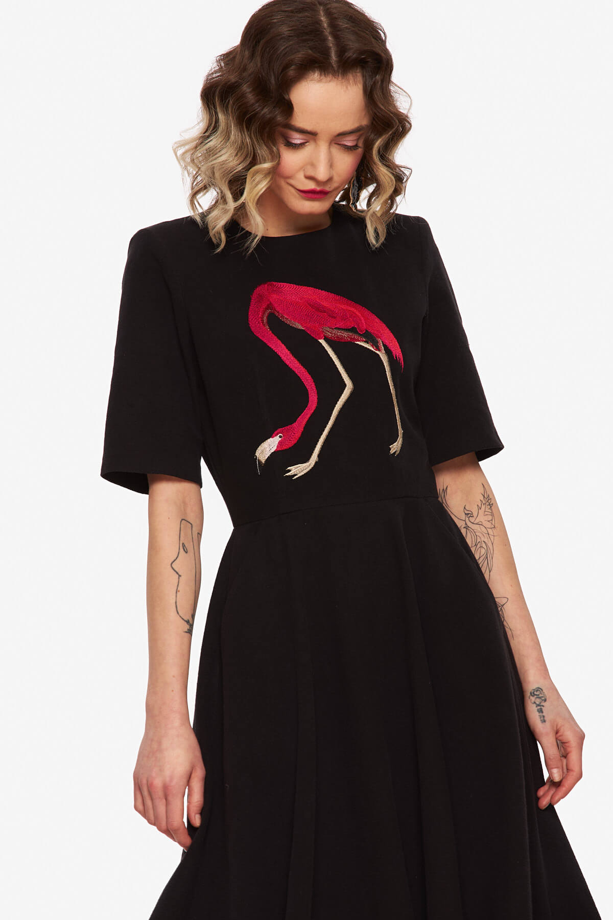 Rochie Midi "Flamingo" - imagine 9