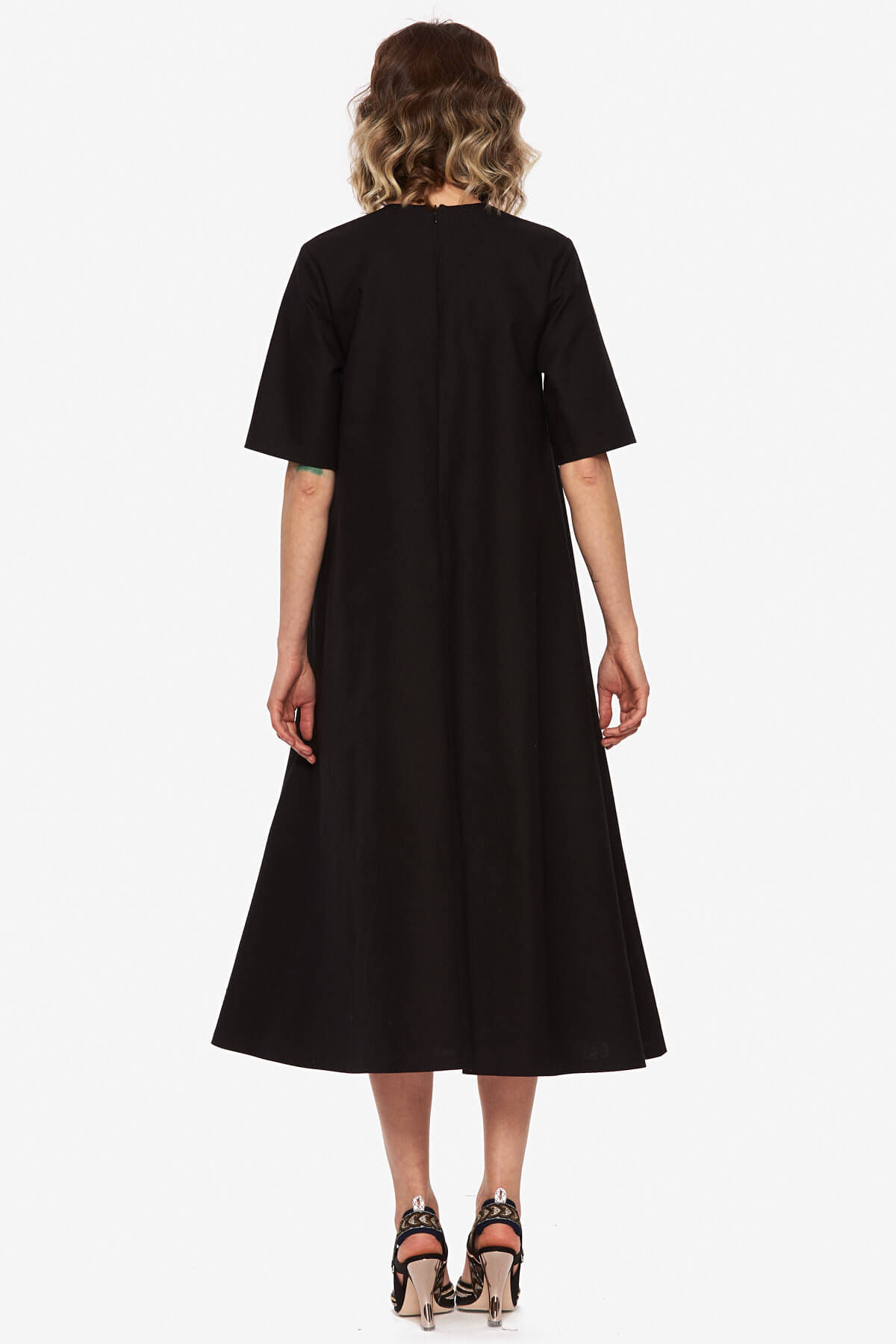 Black Maxi "Bow" Dress - Image 6