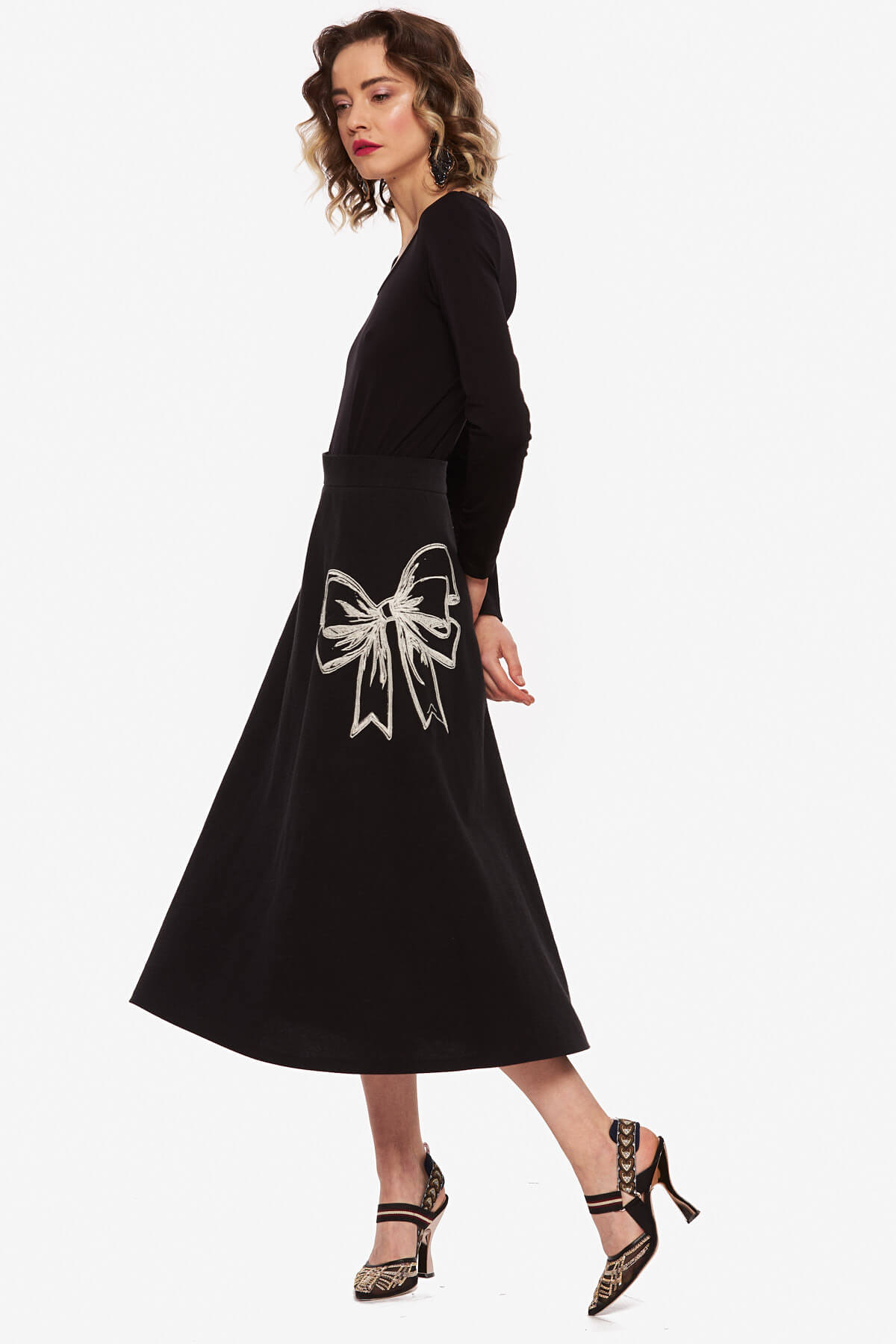 Fusta Neagra A-line “Funda”