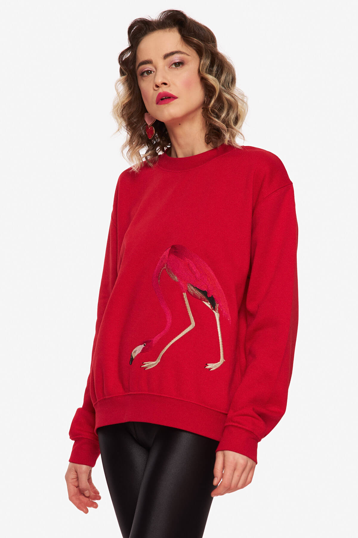 Red Flamingo SweatShirt - Image 2