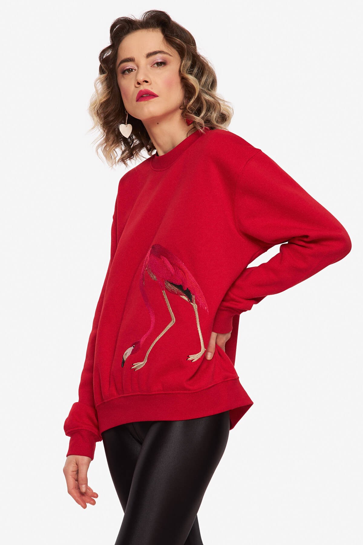 Red Flamingo SweatShirt - Image 4