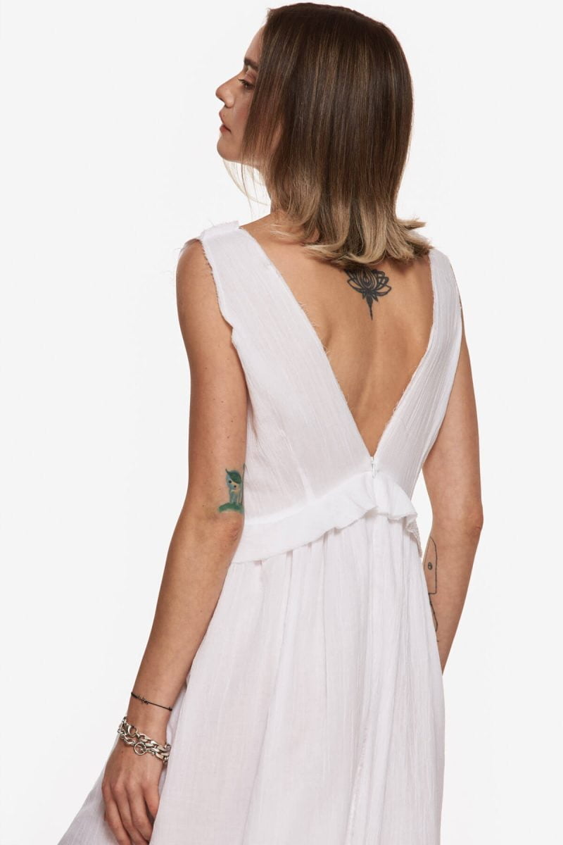 White Aphrodite Maxi Dress