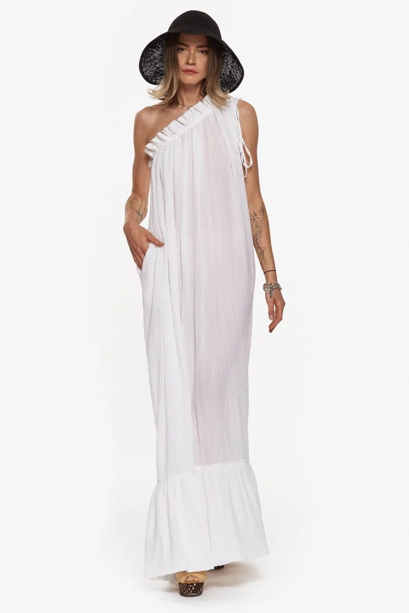 White Athena Maxi Dress