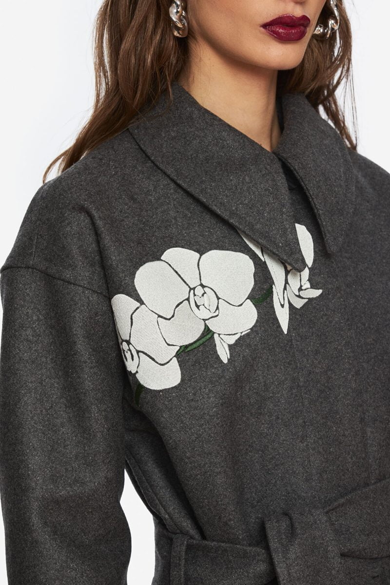 Grey Orchid Coat
