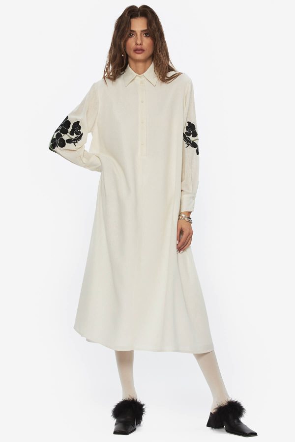 Off-White Orchid Dress