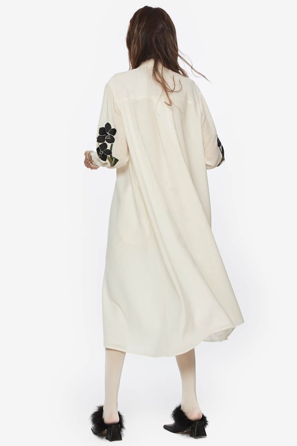 Off-White Orchid Dress