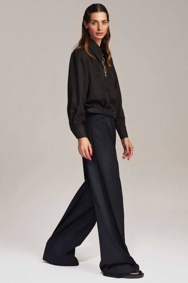 Dark Blue Palazzo Pants