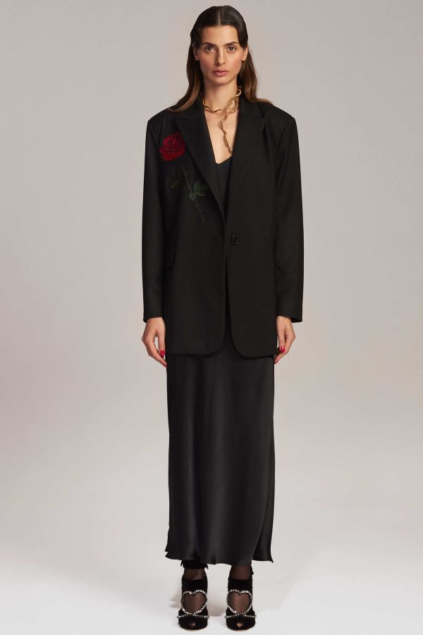 Oversize Rose Blazer