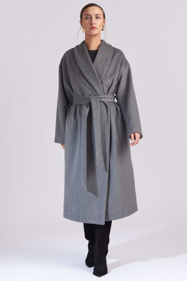 Coat with Shawl-Collar