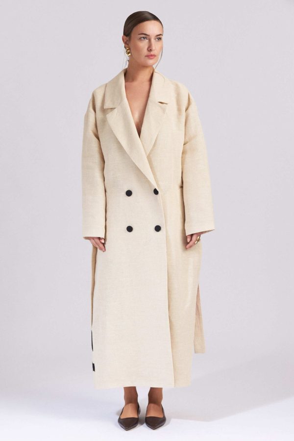 Hand Embroidered Pink Snake Coat