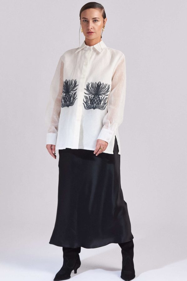 Shirt with Art Deco Elements