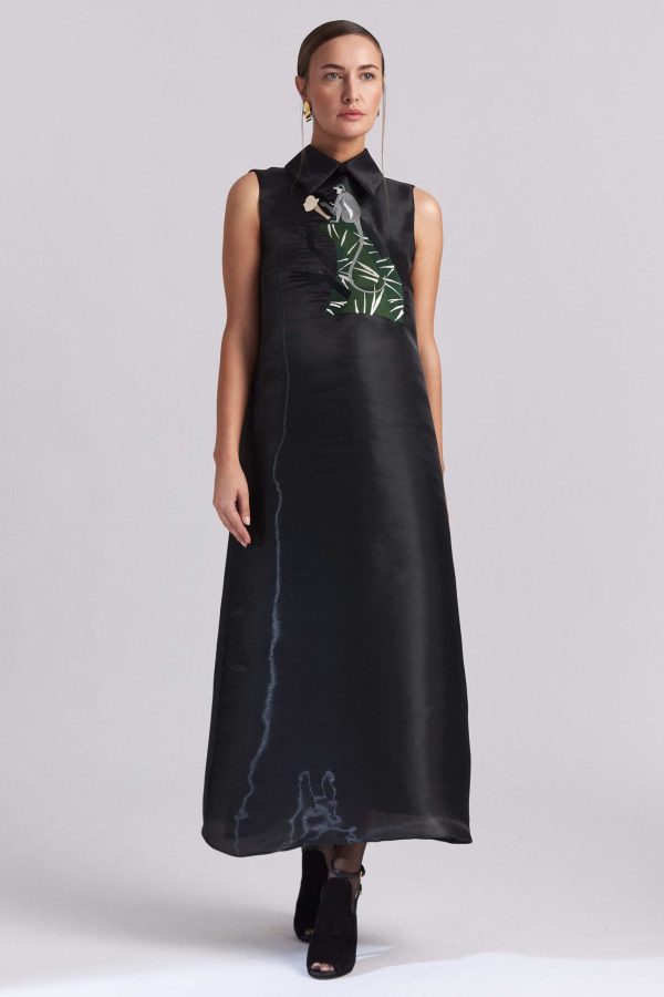 The Lady with the Monkey Dress