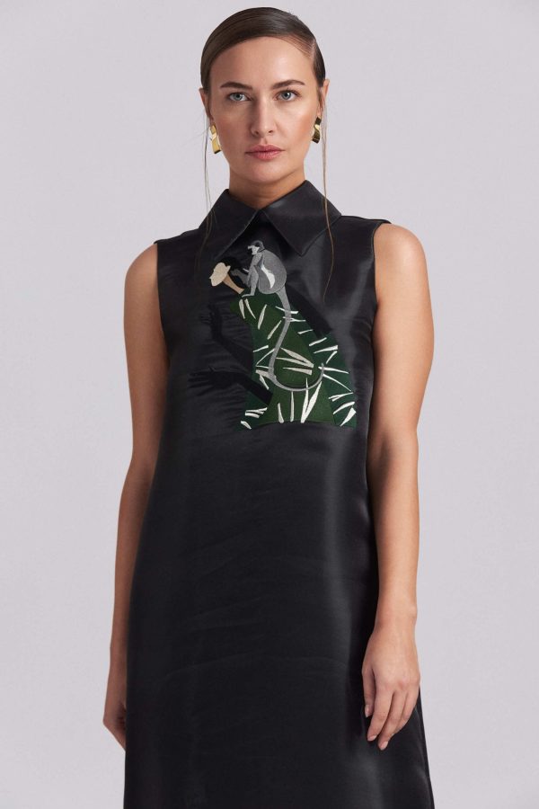 The Lady with the Monkey Dress