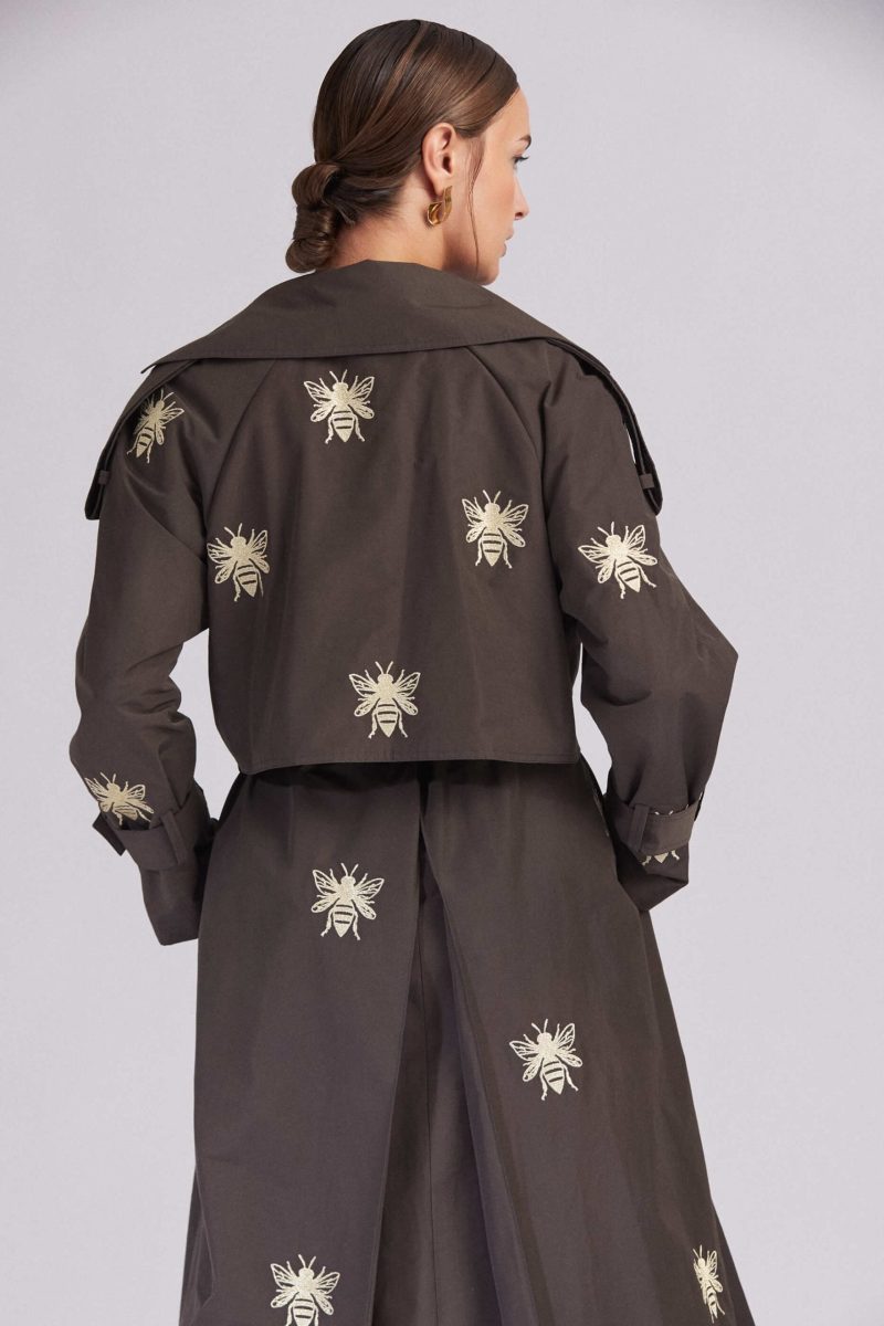 Trench Coat with Bees - BOL